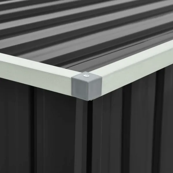 Záhradný úložný box 171x99x93 cm oceľ Dekorhome Šedá