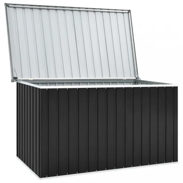 Záhradný úložný box 171x99x93 cm oceľ Dekorhome Šedá