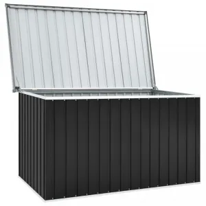 Záhradný úložný box 171x99x93 cm oceľ Dekorhome Šedá