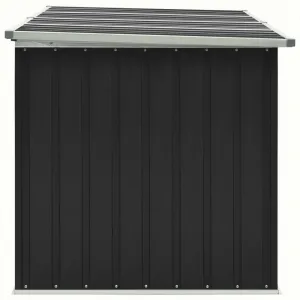 Záhradný úložný box 171x99x93 cm oceľ Dekorhome Šedá