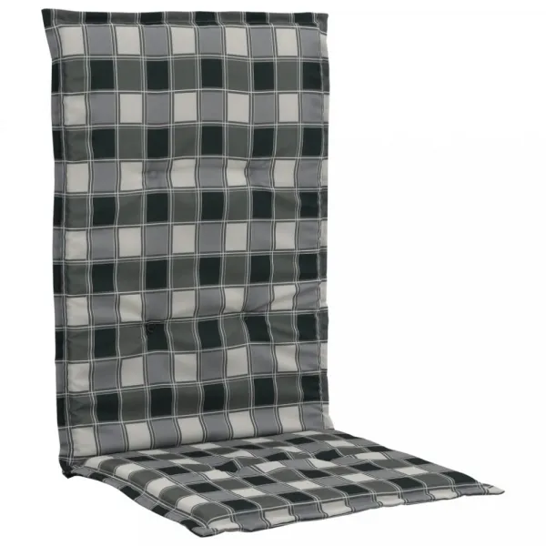 vidaXL Podložky na záhradné stoličky, vysoké operadlo 4 ks 120x50x3 cm