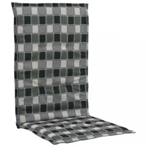 vidaXL Podložky na záhradné stoličky, vysoké operadlo 4 ks 120x50x3 cm
