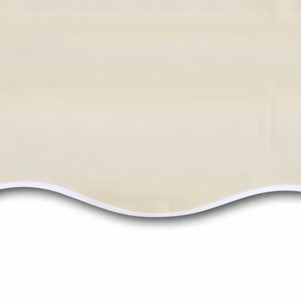 Plachta na markízu 480x295 cm plátená Bílá / modrá