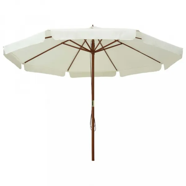 Záhradný slnečník ø 330 cm Dekorhome Černá
