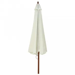 Záhradný slnečník ø 330 cm Dekorhome Černá