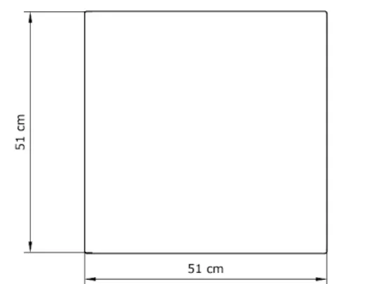 MarLiving Taburet MEXICO 02 51 cm z masívu/béžový
