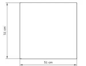 MarLiving Taburet MEXICO 02 51 cm z masívu/béžový