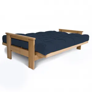 MarLiving Rozkladacia pohovka MEXICO 01 210 cm z masívu/modrá
