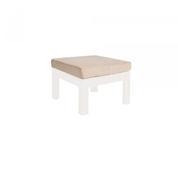 MarLiving Taburet MEXICO 01 51 cm z masívu/krémový