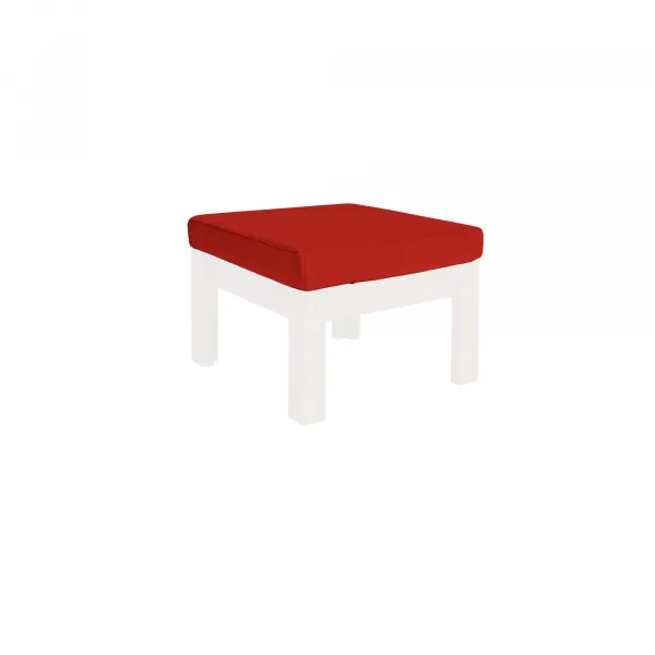 MarLiving Taburet MEXICO 02 51 cm z masivu/červený