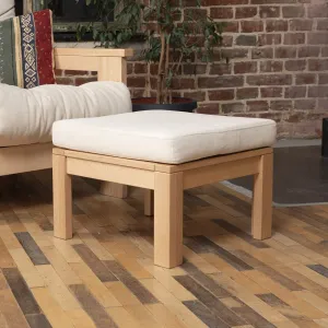 MarLiving Taburet MEXICO 01 51 cm z masívu/krémový