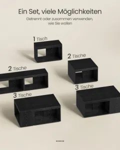 Set troch konferenčných stolíkov LCT301B01