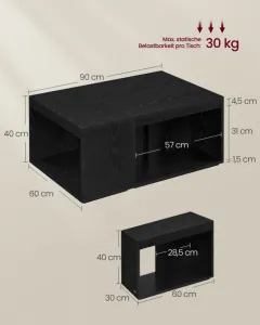 Set troch konferenčných stolíkov LCT301B01