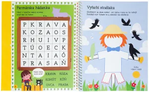 Veľké samolepky a aktivity Farma