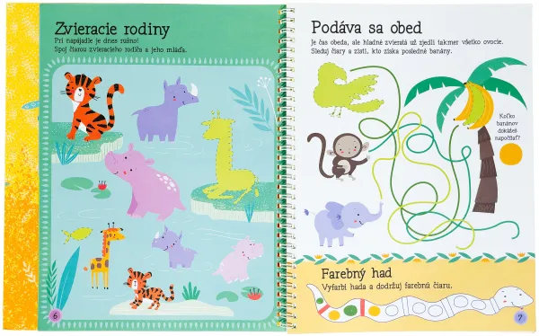 Veľké samolepky a aktivity Zvieratá