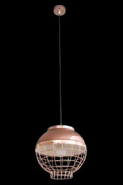 ArtFir Závesná lampa LUCY 02 | medená 30 x 12 cm