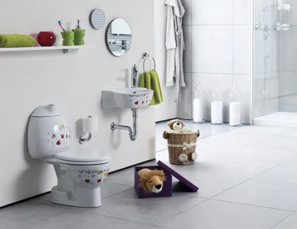 SAPHO - KID detské WC kombi vr.nádržky, zadný odpad, farebná potlač CK311.400.0F