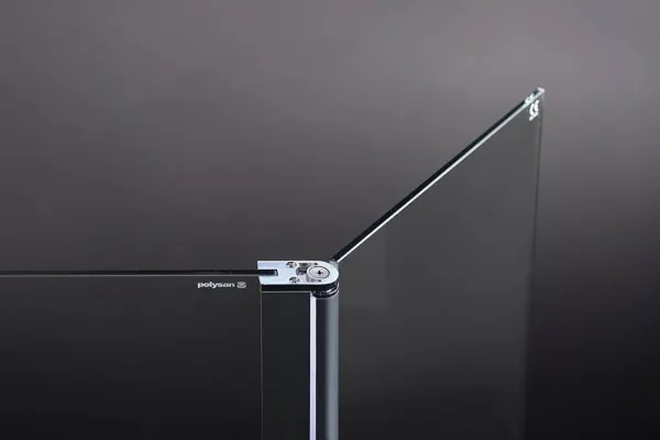 POLYSAN - MODULAR SHOWER stena na inštaláciu na múr, pre pripojenie otoč.panelu 1000  MS3A-100