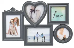 TZB Fotorámeček CORAZON 5 fotografi šedý