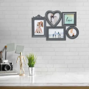 TZB Fotorámeček CORAZON 5 fotografi šedý