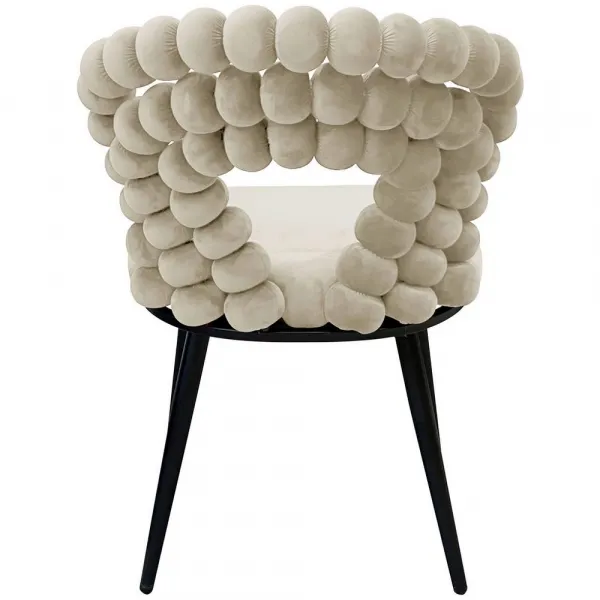 Stolička LIA velúr béžová