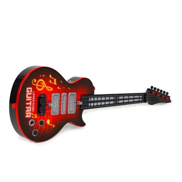 Rocková gitara pre deti s učením hrať na gitaru infračervené melódie