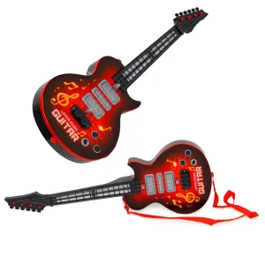 Rocková gitara pre deti s učením hrať na gitaru infračervené melódie