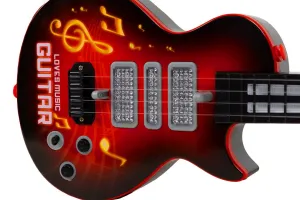 Rocková gitara pre deti s učením hrať na gitaru infračervené melódie