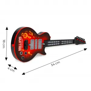 Rocková gitara pre deti s učením hrať na gitaru infračervené melódie