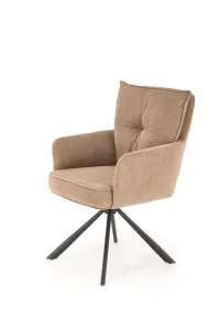 Otočné jedálenské kreslo K528 Halmar Cappuccino