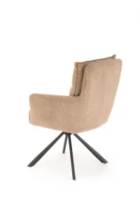 Otočné jedálenské kreslo K528 Halmar Cappuccino