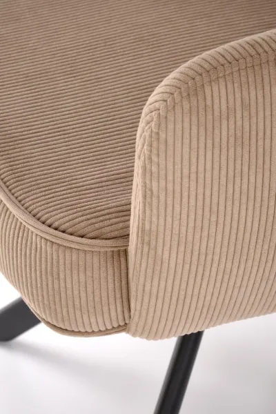 Otočné jedálenské kreslo K528 Halmar Cappuccino