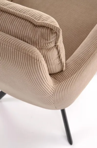 Otočné jedálenské kreslo K528 Halmar Cappuccino
