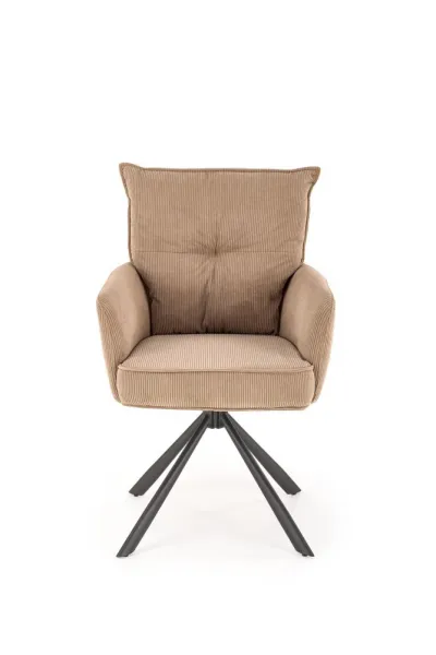 Otočné jedálenské kreslo K528 Halmar Cappuccino