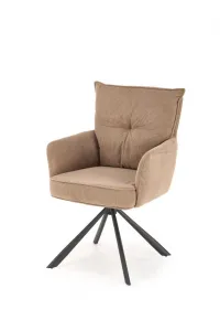 Otočné jedálenské kreslo K528 Halmar Cappuccino