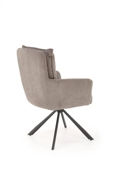 Otočné jedálenské kreslo K528 Halmar Cappuccino
