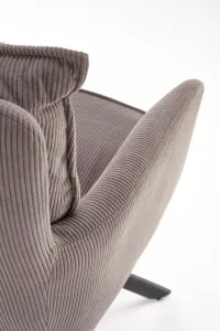 Otočné jedálenské kreslo K528 Halmar Cappuccino