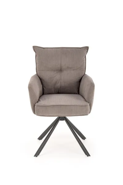 Otočné jedálenské kreslo K528 Halmar Cappuccino