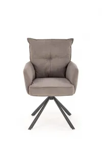 Otočné jedálenské kreslo K528 Halmar Cappuccino