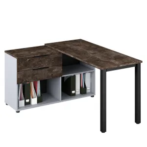 PC stôl KLAUDIUS TYP 8 Tempo Kondela Dub artisan