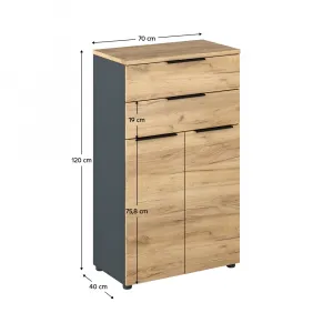 Skriňa KLAUDIUS TYP 3 Tempo Kondela Dub artisan