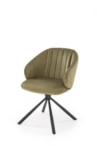 Otočné jedálenské kreslo K533 Halmar Šedá