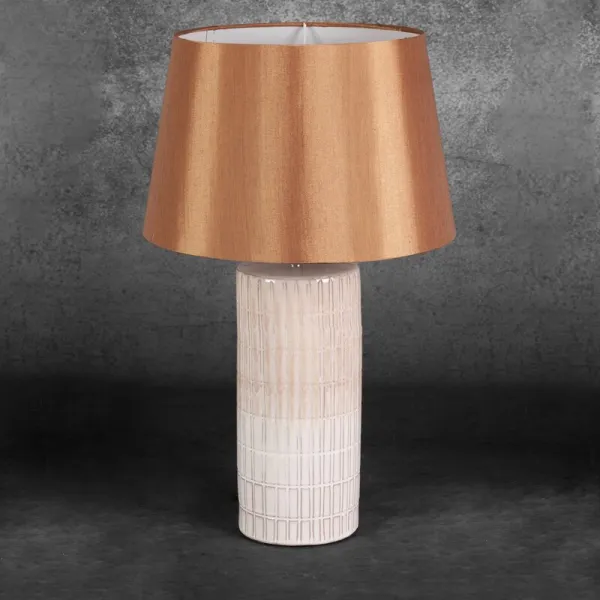 Dekoratívna lampa EDNA 01 krémová