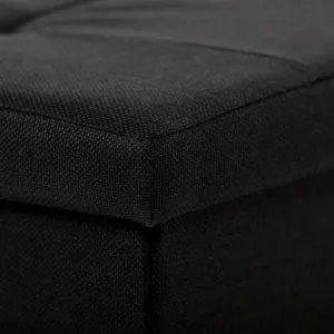 Taburet s úložným priestorom TAB-462 Autronic Čierna