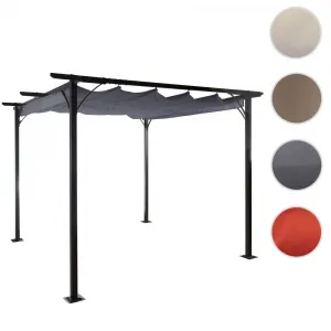 Pergola se stahovací střechou 3,5x3,5 m Dekorhome
