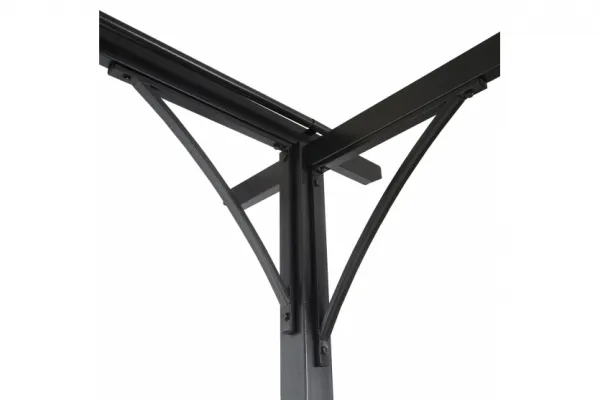 Pergola se stahovací střechou 3x3 m Dekorhome