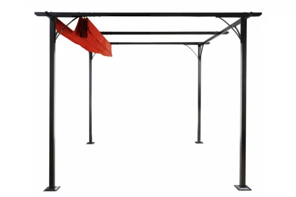 Pergola se stahovací střechou 3,5x3,5 m Dekorhome