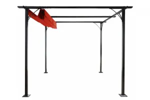 Pergola se stahovací střechou 3,5x3,5 m Dekorhome