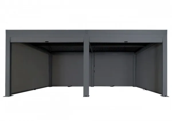 Bioklimatická pergola HWC-L46 3x6 so 6 bočnými stenami
