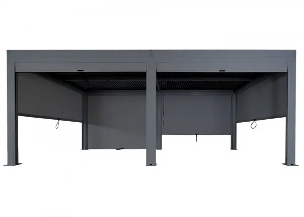 Bioklimatická pergola HWC-L46 3x6 so 6 bočnými stenami